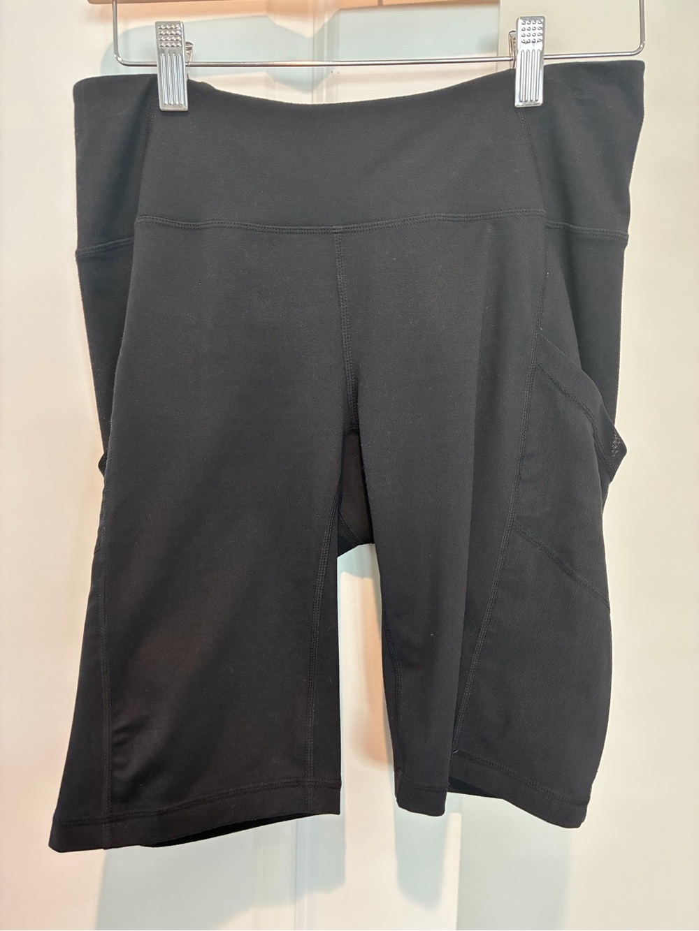 Zella Black High-Rise Bike Shorts with Side Pocket
